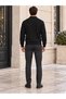 Polo Collar Button-Down Slim Fit Knit Sweater - 3