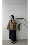 LACE BALLOON-SLEEVE JACKET - KHAKI - 5