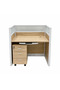 Compact modern design office desk 140cm - 3
