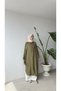 LONG MUSLIN SHIRT - KHAKI