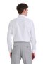 White Classic Slim Fit Long-Sleeve Shirt with Slim Fit Shirt Collar - 5