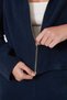 NAVY BLUE Soft-Textured CARDIGAN WITH HOOD AND ZIPPER - 5