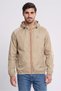 Men Regular Fit Long Sleeve Windbreaker Jacket, Beige