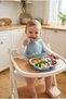 6-Piece Platinum Silicone Baby Feeding Set, Blue - 2