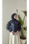 PEARL-COLLARED SHIRT - NAVY BLUE - 6