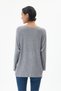 Women's Gray Italian-Patterned Sequin Knit Sweater, Sizes 40–46 - 4