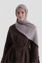 Lyocell Naia Striped Shawl 3 08 Dark Taupe Color - 2