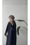 LONG COAT WITH HOOD - NAVY BLUE - 5