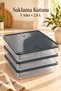 Set of 3 Freezer Storage Containers - Clear Refrigerator Organizer with Lids - 2.8 Liters