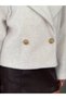 Premium Trend Button-Front Fox-Print Fabric Shawl Collar Jacket - 2