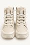Cream-Colored Thick-Soled Lace-Up Boot, Plush - 2