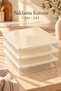 Set of 3 Freezer Storage Containers - Clear Refrigerator Organizer with Lids - 2.8 Liters