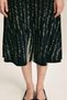 Shimmer Patterned Flared Skirt Black & Beige - 6