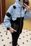 Denim Jacket with Embellishments 32-3005 - 4