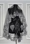 Black and Silver Henna Veil Set, Guipure Lace Face Veil, for Weddings, Engagements, Vows, Circumcisions, Bindallı, Kaftan, and Groom