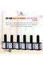 Global Fashion Inky & Indigo Collection (121–126) – 6 Long-Lasting, High-Gloss, Chip-Resistant Colors for Teens & Professionals – UV/LED Soak-Off Nail Kit (121–126 Inky & Indigo Collection-6p, 15ml) - 3