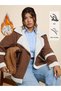 Fur coat, brown