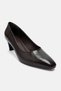 SOVANA Brown Leather Women's Heeled Shoes - 6