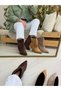Bellamor Women's Premium Suede-Textured Low-Heeled Ankle Boots - 4