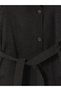 Peak New Season Gray Belted Women's Cashmere Coat - 3