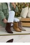 Bellamor Women's Premium Suede-Textured Low-Heeled Ankle Boots - 5