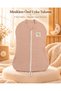 Newborn Baby Onesie, 0–6 Months, 100% Cotton, 4-Ply Muslin, Zipper-Front Swaddle, All-Season - 5