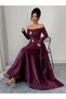Maxi dress, cherry red - 4