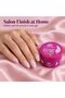 Global Fashion Disco Flashing Glitter Builder Gel 15g, Shade 11 - Reflective Glitter Nail Extension Builder, Thick Self Levelling UV LED Sculpting Gel for Overlays and Nail Art - 4