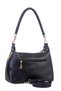 Women's Stylish Braided Shoulder Bag and Crossbody Bag, Black, Victoria - 4