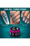 Global Fashion Aurora Sparkle Builder Gel for Nails 15g, Holographic Glitter Nail Extension Gel with Sparkling Flakes, UV LED Gel for Nail Art, Overlays & Strengthening, HEMA & TPO Free, 06 - 7