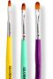 Nail Art Brush Kit with Oval Gel Polish Art Brushes for All Your Nail Art Needs | | (Oval Kit 1), 18 x 1.50 x 0.70 cm - 5