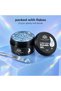 Global Fashion Starry Night Builder Gel for Nails 15g, Holographic Glitter Nail Extension Gel with Sparkling Flakes, Self Levelling UV LED Builder Gel for Nail Art, Overlays & Strengthening, 03 - 6