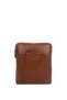 Genuine Leather Men's Shoulder Bag with Strap