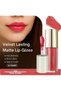 GLOBAL FASHION Velvet Lasting Matte Lip Gloss 4g - 24 Shades, Lightweight, Long-Lasting, Non-Sticky, High-Pigment, Hydrating with Jojoba Oil & Vitamin E for Smooth Wear (109 - Fiery Ember) - 2