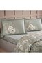 NEW SEASON COTTON SATIN DOUBLE BED SHEET SET, SARNA GRAY - 2