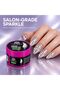 Global Fashion Aurora Sparkle Builder Gel for Nails 15g, Holographic Glitter Nail Extension Gel with Sparkling Flakes, UV LED Gel for Nail Art, Overlays & Strengthening, HEMA & TPO Free, 01 - 3