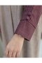 Light Maroon Modest 3 Pieces Abaya Textured Fabric With Inner And Hijab - 4