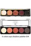 5-Color Eye Shad Palette - Long-Lasting Matte and Shimmer Shades, High Pigment, Blendable Makeup Palette for Day & Night Looks | (PALETTE 1) - 2