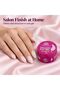 Global Fashion Disco Flashing Glitter Builder Gel 15g, Shade 14 - Reflective Glitter Nail Extension Builder, Thick Self Levelling UV LED Sculpting Gel for Overlays and Nail Art - 4