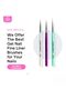 Nail Art Brush Kit with Fine Liner Art Brush for All Your Nail Art Needs | | (Liner Set2-9mm), 18 x 1.50 x 0.70 cm - 8