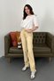 Mustard Straightmania Jeans Trousers - 2
