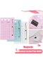 GLOBAL FASHION Premium Acrylic Eyelash Extension Eye Lash Pallet Tool - Grafting False Eyelash Organizer - Extension Pad Lash Tray - Durable Gasket for Adhesive Glue - Professional Salon Use | (White)