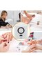 GLOBAL FASHION 368W UV LED Nail Lamp GF-D04 – Dual Light Source 365nm+405nm, 2-in-1 Gel Polish Dryer, Smart Sensor, 30s/60s/90s/120s Timer, LCD Display, for Manicure & Pedicure (White) - 8