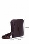 Genuine Leather Men's Shoulder Bag with Strap - 6