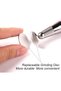 Stainless Steel Disc for Sanding Paper (25mm, 20mm, 15mm) - Metal Disk Nail Drill Bits & Drill Nails Accessories | (Set of 3) - 4