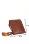 Genuine Leather Men's Shoulder Bag with Strap - 7