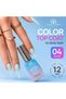 Color Top Coat Diamond 12ml – HEMA & TPO Free No Wipe Gel Top Coat, 04 - 5
