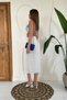 Women's Beige Slit Skirt - 5