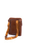 Genuine Leather Men's Shoulder Bag with Strap - 4