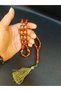 Honey-Colored Amber Bead Rosary, 11 mm, Large Size - 2